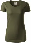 Tricou de bumbac organic pentru femei, military