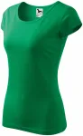 Tricou de damă cu mâneci foarte scurte, iarba verde