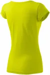 Tricou de damă cu mâneci foarte scurte, verde lime