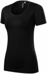 Tricou de damă din lână Merino, negru Tricou de damă din lână Merino, negru