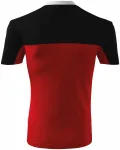 Tricou din bumbac în două culori, roșu