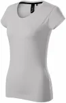 Tricou exclusiv pentru femei, gri argintiu