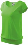 Tricou la modă pentru femei, măr verde