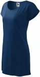 Tricou / rochie lungă pentru femei, albastru de noapte