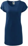 Tricou / rochie lungă pentru femei, albastru de noapte