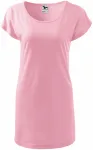 Tricou / rochie lungă pentru femei, roz