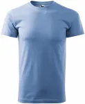 Tricou simplu pentru bărbați, cer albastru