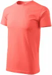 Tricou simplu pentru bărbați, coral