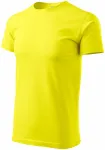 Tricou simplu pentru bărbați, galben de lămâie