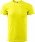 Tricou simplu pentru bărbați, galben de lămâie