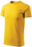 Tricou simplu pentru bărbați, galben
