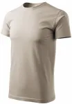 Tricou simplu pentru bărbați, gri ca gheața