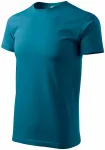 Tricou simplu pentru bărbați, petrol blue