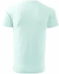 Tricou simplu pentru bărbați, verde de gheață