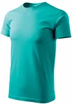 Tricou simplu pentru bărbați, verde smarald