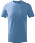Tricou simplu pentru copii, cer albastru