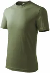 Tricou simplu pentru copii, khaki