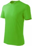 Tricou simplu pentru copii, măr verde