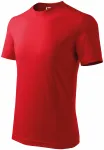 Tricou simplu pentru copii, roșu
