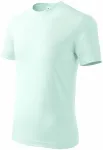 Tricou simplu pentru copii, verde de gheață