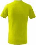Tricou simplu pentru copii, verde lime