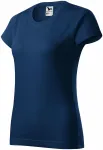 Tricou simplu pentru femei, albastru de noapte