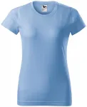 Tricou simplu pentru femei, cer albastru
