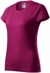 Tricou simplu pentru femei, fuchsia red