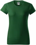 Tricou simplu pentru femei, sticla verde
