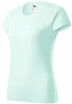 Tricou simplu pentru femei, verde de gheață