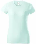 Tricou simplu pentru femei, verde de gheață