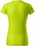 Tricou simplu pentru femei, verde lime