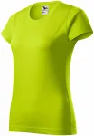 Tricou simplu pentru femei, verde lime