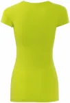 Tricou slim fit pentru femei, verde lime