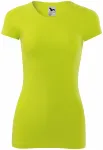 Tricou slim fit pentru femei, verde lime
