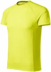 Tricou sport pentru bărbați, galben neon
