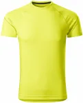 Tricou sport pentru bărbați, galben neon