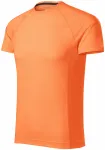 Tricou sport pentru bărbați, neon mandarin