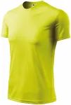 Tricou sport pentru copii, galben neon