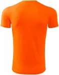 Tricou sport pentru copii, portocaliu neon