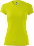 Tricou sport pentru femei, galben neon