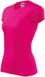 Tricou sport pentru femei, roz neon