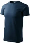 Tricou unisex cu greutate mai mare, albastru inchis