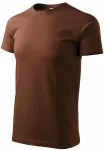 Tricou unisex cu greutate mai mare, ciocolată Tricou unisex cu greutate mai mare, ciocolată