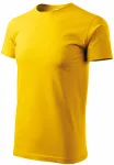 Tricou unisex cu greutate mai mare, galben