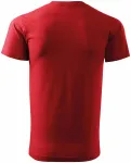 Tricou unisex cu greutate mai mare, roșu