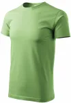 Tricou unisex cu greutate mai mare, verde mazăre