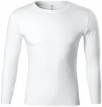 Tricou ușor cu mâneci lungi, alb
