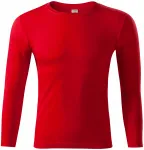 Tricou ușor cu mâneci lungi, roșu