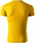 Tricou ușor cu mâneci scurte, galben
